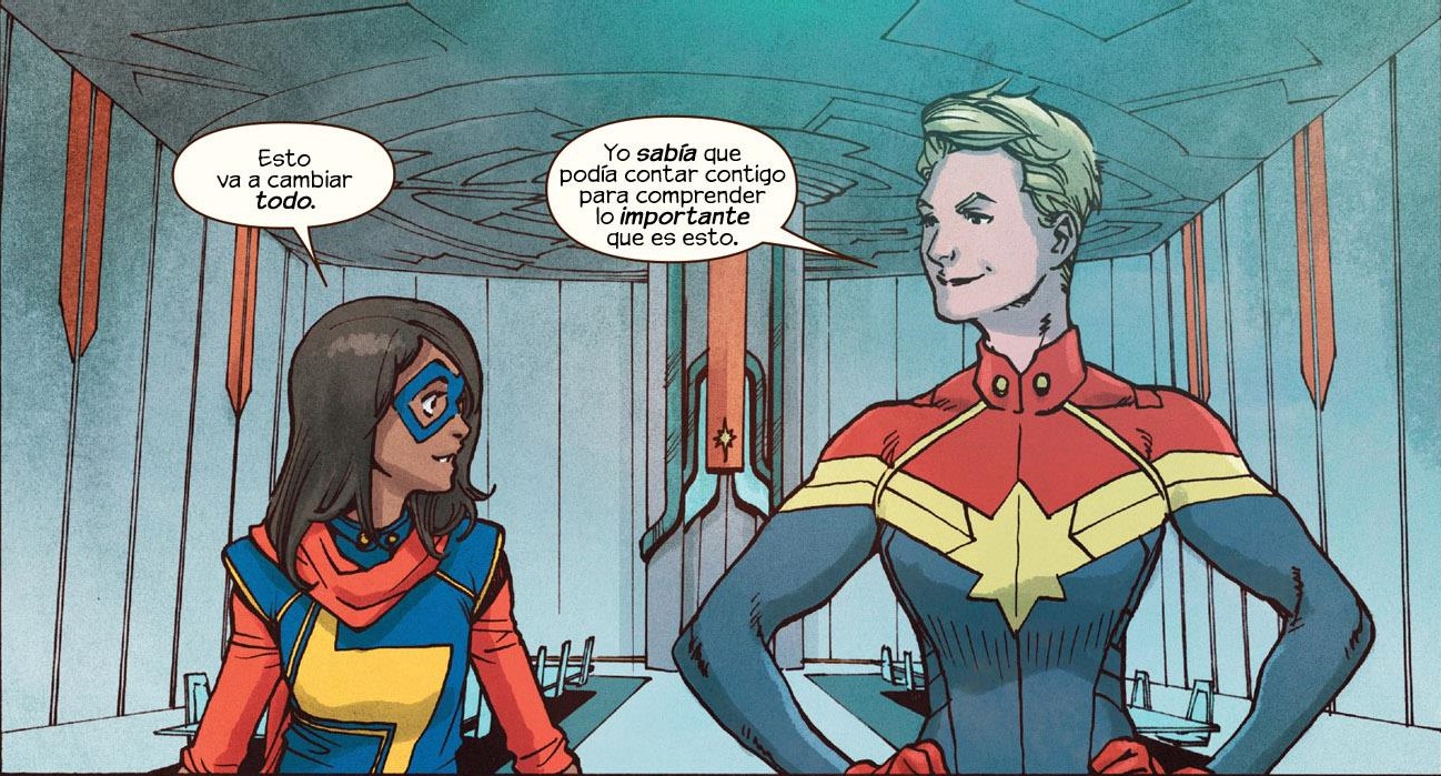 Ms Marvel Kamala Khan Captain Marvel Carol Danver