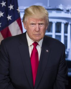 Foto oficial de Donald J. Trump como Presidente de Estados Unidos. Fuente: IIP Photo Archive