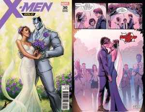 Boda de Kitty Pride y Colossus en X-men Gold Vol 2 #30 por Marc Guggenheim