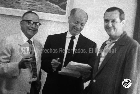 Rómulo Betancourt, Jovito Villalba y Rafael Caldera firma Pacto de Punto Fijo