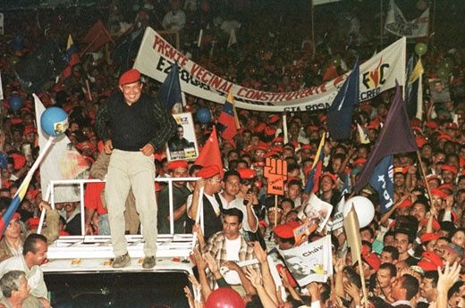 Hugo Chavez Campaña Presidencia Venezuela 1998