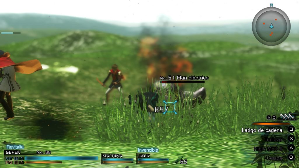 Combate en Final Fantasy Type-0 HD