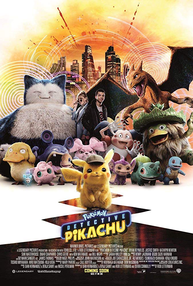 Poster Pokemon Detective Pikachu Poster Pelicula Movie