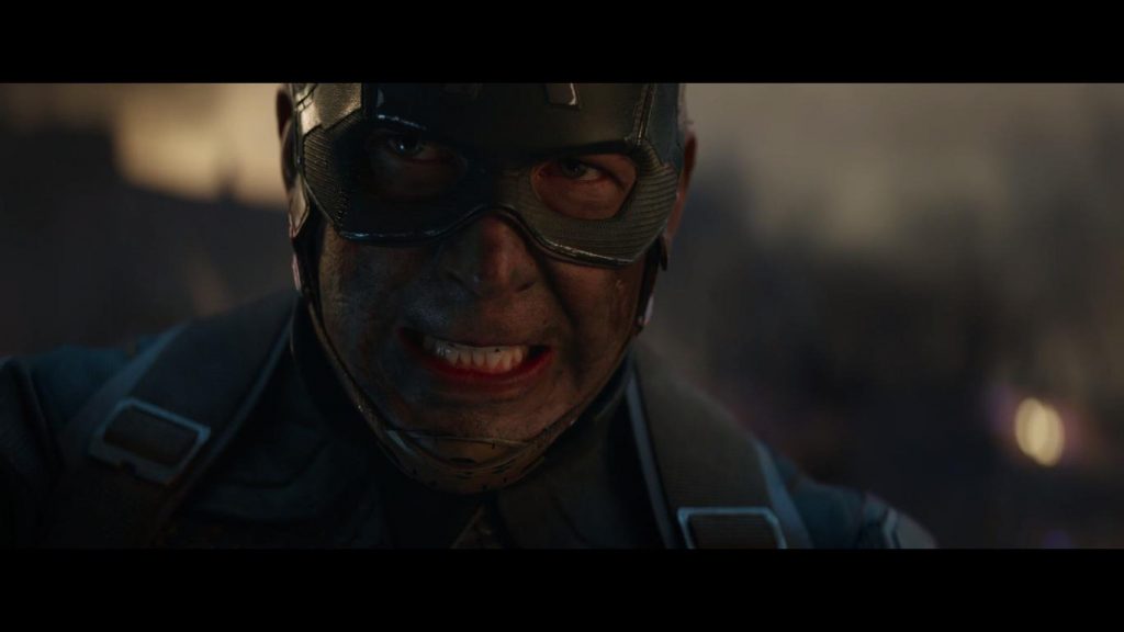 Capitan America en la batalla final de Avengers Endgame
