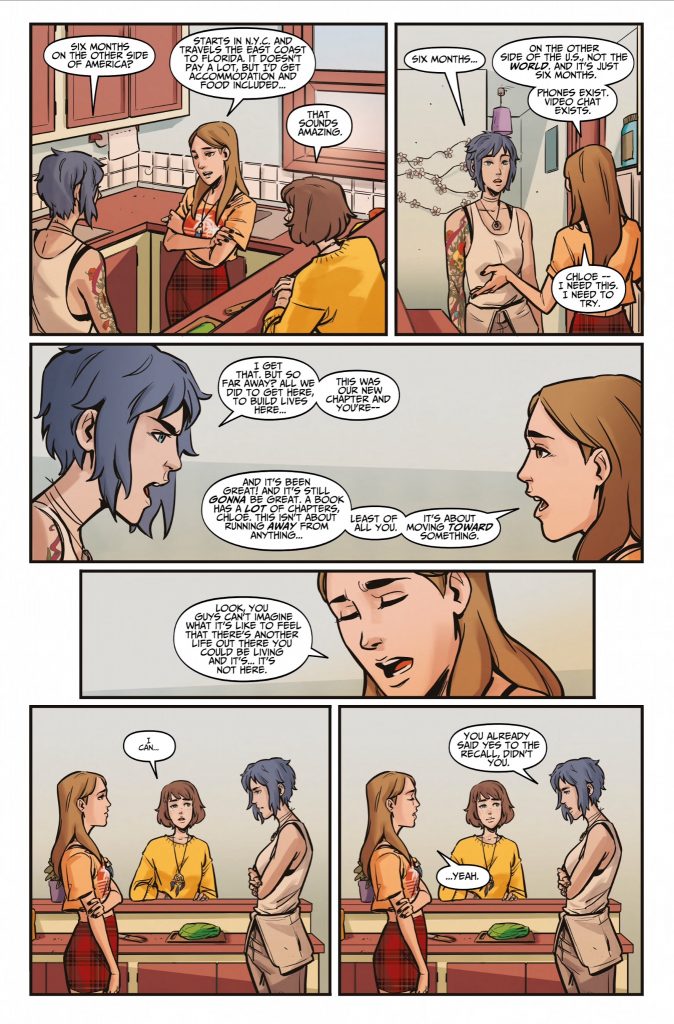 Pagina 24 del #5 del cómic de Life is Strange