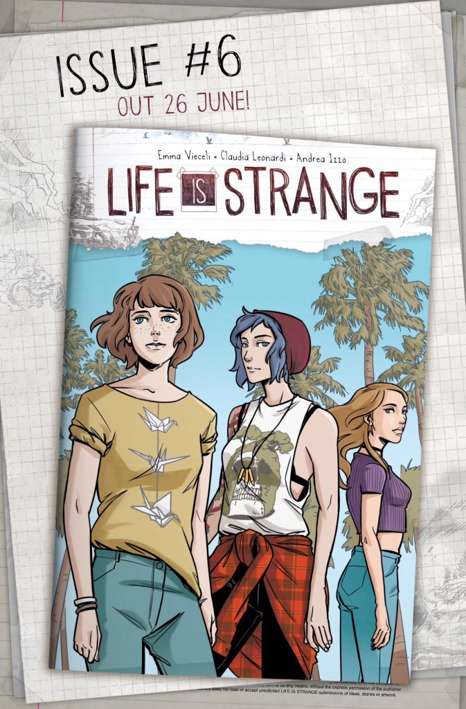 Pagina 28 del #5 del cómic de Life is Strange