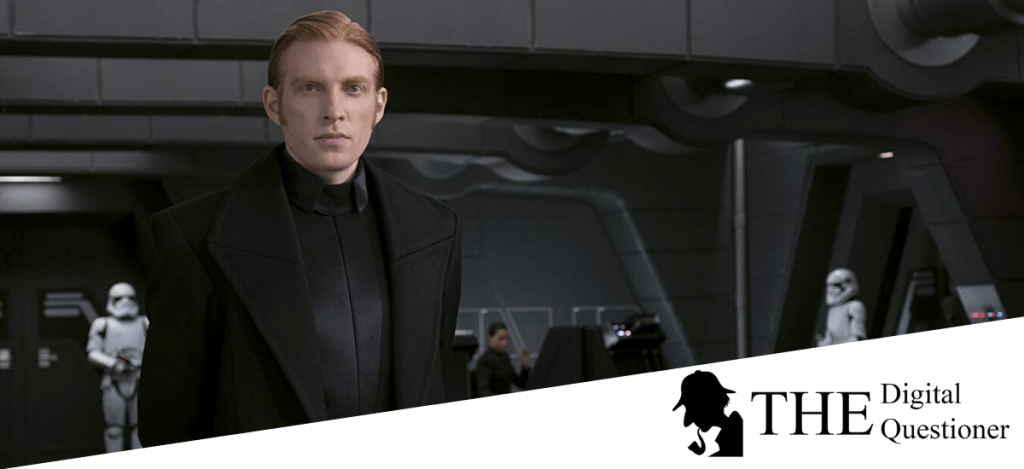 General Armitage Hux en The Last Jedi Imagen Destacada de The Digital Questioner