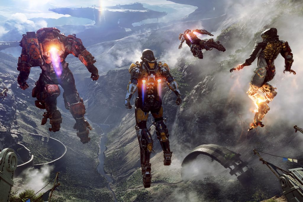 Armaduras Volando en Anthem