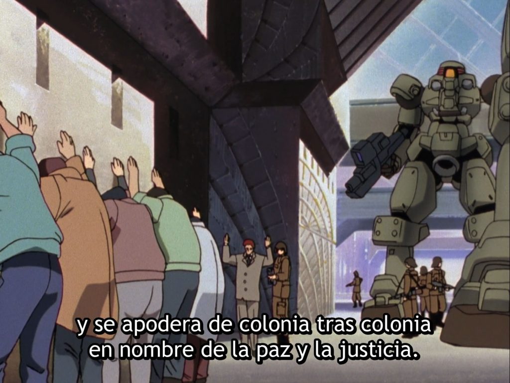 Escena de Episodio 1 de Gundam Wing