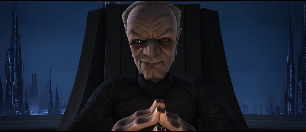 Ian Abercrombie (Palpatine/Darth Sidious) en Star Wars: The Clone Wars (2008)