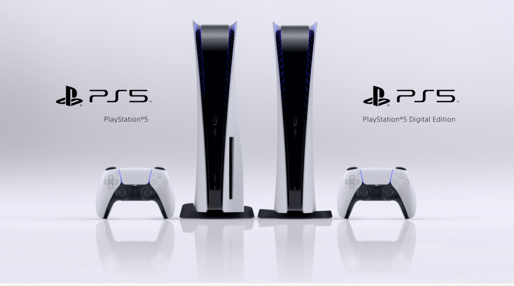 Modelos Standar y digital de PlayStation 5