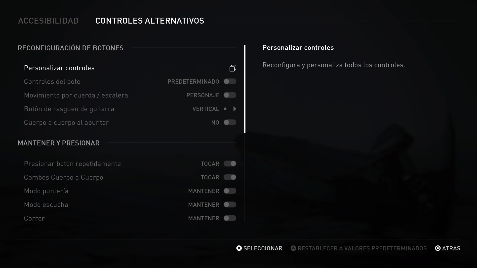 Accesibilidad de The Last of Us Part II