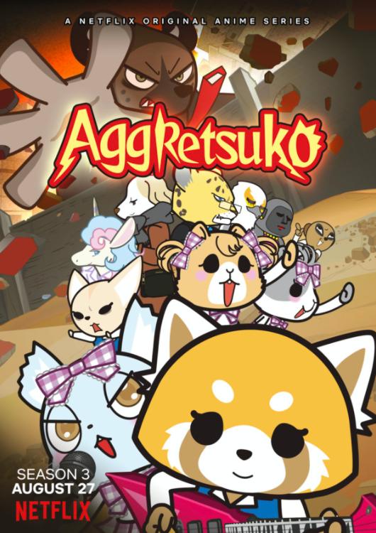 Poster de la tercera temporada de Aggretsuko