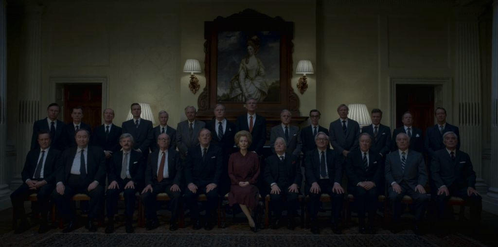 Margaret Thatcher Escena de The Crown cuarta Temporada