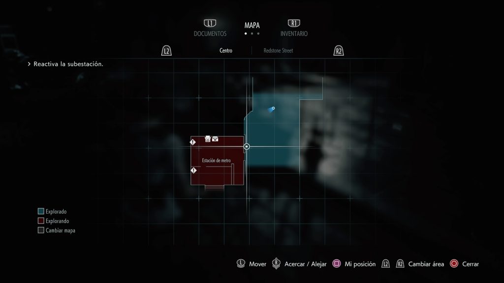 Mapa en Resident Evil 3 Remake