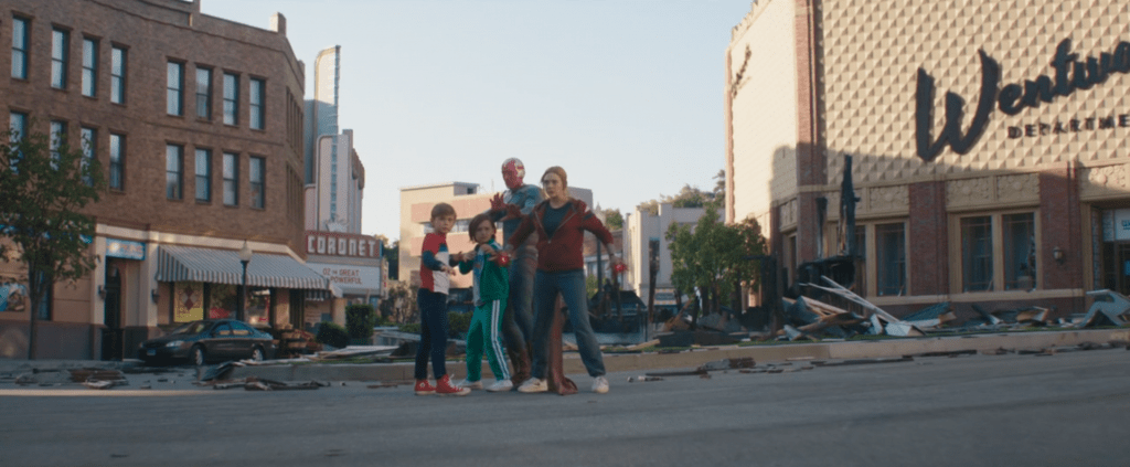 Escena de Wandavision de final de temporada